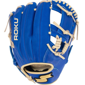 Guante de Béisbol de Cuero de Diseño Personalizado Profesional para Jóvenes y Adultos, Guantes de Softbol OEM de Alta Calidad para Entrenamiento, Marca Roku - Product Image 1