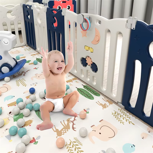 Hot Selling Custom Indoor Playyard Luxury Children <strong>Cheap</strong> Play Yard Kids Portable Foldable Fence Plastic <strong>Baby</strong> Safety <strong>Playpen</strong> - Product Image 4