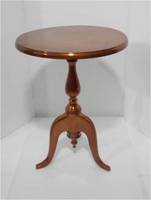 Table basse classique sur piédestal, finition nickel brossé mat Infinity, aluminium, design moderne, lisse, circulaire, meubles de maison