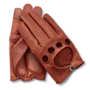 ถุงมือขับรถหนังแท้คุณภาพสูงใช้ได้กับจอสัมผัสแห้งเร็วคุณสมบัติกันน้ำ UV สำหรับทุกเพศ - Product Image 1