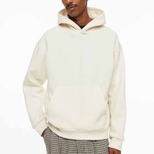 Custom High Quality Half <b>White</b> Color <b>Sweatshirt</b> Hoodie With Hood for Men's Custom Design Graphic Print Hoodie for Men's - Product Image 2