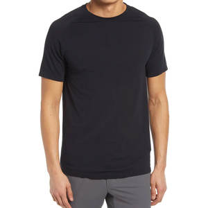 T-shirt pour homme entièrement personnalisé, écologique, anti-boulochage, léger, de qualité supérieure, respirant, prix de gros - Product Image 2