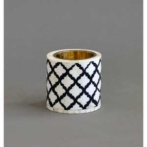 Frascos de velas con incrustaciones de hueso de alta calidad, venta al por mayor, candelabros de decoración del hogar para sala de estar - Product Image 2