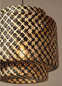 Pantalla de bambú natural hecha a mano, diseño de transición de granja antiguo redondo para decoración del hogar, vivienda interior, fiesta y vacaciones - Product Image 2