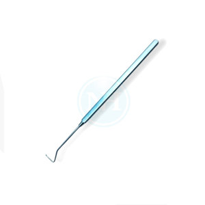 ราคาขายส่ง เฮลเวสตัน มัสเซิล ฮุค อี็กซ์ตร้า เดลิเคท 10 มม. เครื่องมือแพทย์ปลายทู่แบบปาดเรียบ - Product Image 5