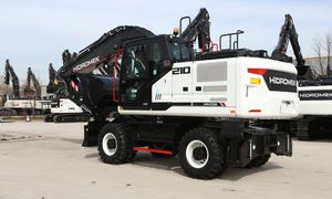 Vente en gros d'excavatrice sur pneus HIDROMEK HMK210W H4-Stage5, machine de construction hydraulique pour travaux de terrassement, moteur et pompe robustes - Product Image 5