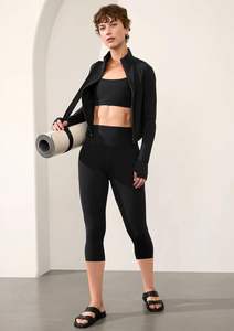 Leggings en tricot pour femmes, performance athlétique, taille haute, doux, modelant le corps, contrôle du ventre, yoga, entraînement, course à pied, vêtements OEM ODM Export - Product Image 4