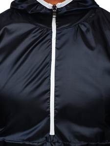 Vestes coupe-vent pour hommes tendance, couleur personnalisée, matière en toile à séchage rapide avec fermeture éclair - Product Image 5