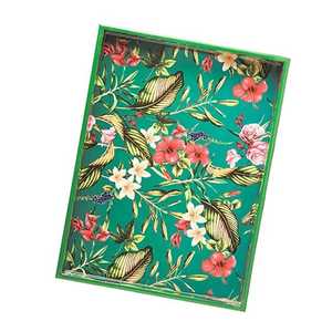 Bandeja de servicio de tablero MDF hecha a mano india con mango en forma de rectángulo, diseño moderno, respetuoso con el medio ambiente, apto para lavavajillas, uso en fiestas - Product Image 5