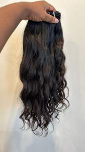 Haute qualité 34 pouces Extensions de cheveux ondulés 100% non transformés indien cuticule aligné cheveux humains vague lâche - Product Image 3