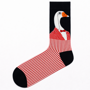 Chaussettes fantaisie en coton respirant pour adultes, couleurs vives, motifs variés, chaussettes décontractées, vente en gros directe d'usine, Istanbul, Turquie - Product Image 2