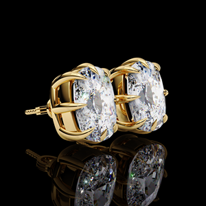 Boucles d'oreilles en argent sterling 925 pour femmes Designer Nouvelle arrivée Coussin Cut VVS Clarity 2 CT Moissanite Diamond Wedding Fine Stud Gift - Product Image 3