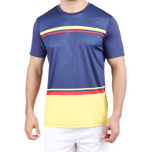 T-shirts à sublimation imprimés personnalisés avec tissu respirant 100% polyester à séchage rapide et options OEM disponibles - Product Image 4