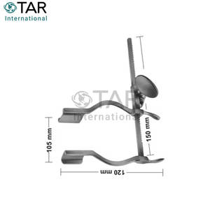 Cuchillas laterales de 30/2mm de profundidad, retractor de autoretención de 21x24mm, instrumento médico de 27 mm de profundidad - Product Image 4