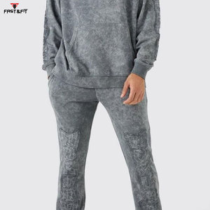 ชุดวอร์มสีทึบสำหรับผู้ชายชุดวอร์มซักกรดสำหรับฤดูหนาวดีไซน์ใหม่ - Product Image 6