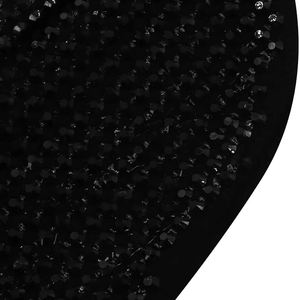 Customized Diamond Rhinestone Knitted Women Soft Winter <b>Beanie</b> Casual Streetwear 100% <b>Wool</b> <b>Beanie</b> Rhinestone Cap Ladies - Product Image 6