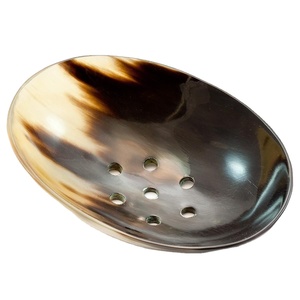 Jabonera de Cuerno de Búfalo, Diseño Único, Resistente al Agua, Forma Ovalada, Accesorios de Baño, Precio Económico - Product Image 4