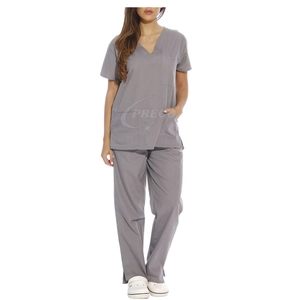 Offre Spéciale : Ensemble de Blouses d'Infirmière pour Femmes – Respirant, Doux, en Tricot Spandex – Uniforme Médical Confortable pour Soignantes - Product Image 6