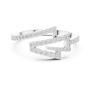 แหวนหยดน้ำเพชรทรงกลมสีโรสโกลด์ 14K สำหรับผู้หญิง |   ชุดลำลองประจำวัน |   เพชรที่เพาะเลี้ยงใหม่ - Product Image 3