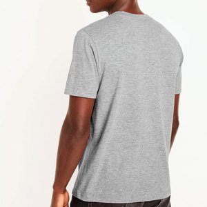 100% algodón 190g 200g camisetas para hombre liso teñido de gran tamaño camisetas de manga corta en blanco hombre Camiseta ecológica camisetas para hombre - Product Image 5