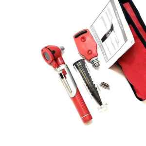 Fiber Optic Led Veterinary <b>Otoscope</b> Fiber Optic Ophthalmoscope Set on Sale New Premium Ent Medical - Product Image 3