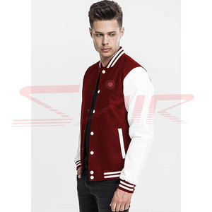Veste de baseball en molleton de laine/polyester de haute qualité, style streetwear, réversible, imperméable, respirante, toile, nouveau design - Product Image 6