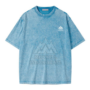 Camisetas de Hombre con Lavado Ácido, Venta Directa de Fábrica, Ligeras, Talla Personalizada, Camisetas de Hombre con Lavado Ácido en Venta - Product Image 1