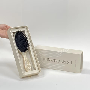 Caja de Empaque Personalizada Color Beige con Diseño Deslizable <span class=keywords><strong>para</strong></span> Herramientas de Cuidado del Cabello, Almacenamiento de Regalos, Promoción de Marca - Product Image 5
