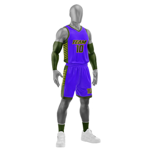 Uniforme de baloncesto de secado rápido para adultos Diseño único Ropa deportiva Logotipo impreso Nuevo modelo Jerseys Pantalones cortos Baloncesto transpirable - Product Image 1