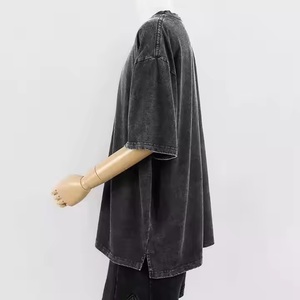 Camiseta Vintage Lavada Personalizada al por Mayor para Hombre, de Alta Calidad, 100% Algodón Ecológico, Transpirable, de 220g, Corte Regular - Product Image 5