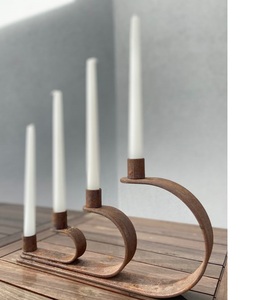 ชุดโลหะโลหะ3ชิ้นแบบใหม่ประกอบด้วยลวดที่วางเทียนแบบเรียบง่าย - Product Image 4