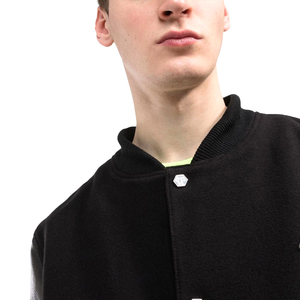 Custom Logo <b>Wool</b> Chenille Embroidery Baseball Letterman Jackets Men Vintage Varsity Waterproof Reversible Eco-Friendly Gothic - Product Image 5