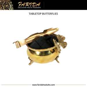 Cachimbas Farida de Lujo Egipcias de Alta Calidad, Muy Vendidas, con Base de Latón y Mariposas Lacadas, a un Precio Competitivo - Product Image 5