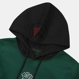 Sweat-shirts d'hiver pour hommes en molleton 100% coton, couleur unie, avec logo personnalisé, teinture unie, chaud et respirant, vente chaude - Product Image 4