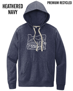 Pull d'hiver pour hommes imprimé numérique couleur unie à capuche à manches longues cordon Hipster Design décontracté 100% coton polaire rapide - Product Image 2
