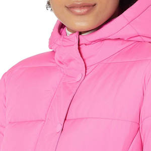 Chaqueta acolchada de ropa de invierno de Color sólido de alta calidad 2025 para mujer, chaquetas acolchadas de moda de poliéster 100% de la mejor calidad para mujer - Product Image 3