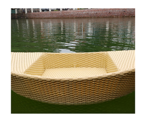 ตะกร้าหวายลอยน้ำสำหรับใส่อาหารเช้าแบบสานสำหรับวิลล่า - Product Image 1