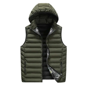 À la mode Hommes Puffer Gilet Léger Rembourré En Plein Air Mode OEM Fournisseur D'exportation Mode Hommes Puffer Gilet - Product Image 1