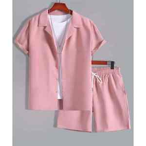 Conjuntos de Verano Personalizados al por Mayor 2026, Conjunto de 2 Piezas Estampado para Hombre, Trajes Deportivos para Hombre, Conjunto de Algodón Transpirable para Verano - Product Image 2