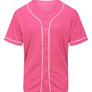 Camiseta de béisbol de poliéster 100%, camiseta de equipo en blanco con logotipo impreso, camiseta de béisbol OEM de talla grande - Product Image 1