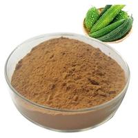 Approvisionnement en gros Extrait de poudre de momordica charantia botanique Poudre de melon amer Charantin 20% Extrait de melon amer Saponines
