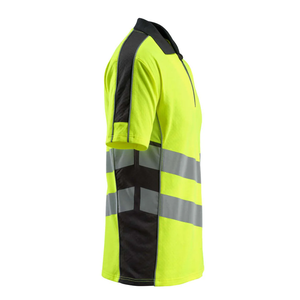 Camiseta Polo de Alta Visibilidad, Transpirable, Ignífuga, Nivel D de Protección, Costuras Soldadas, Espalda Cruzada, Ropa de Trabajo de Seguridad, Reflectante, Manga Larga - Product Image 3