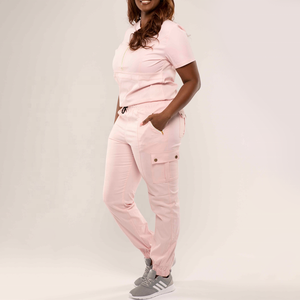 2025 mejor calidad al por mayor enfermera Scrubs Joggers traje de talla grande enfermera Scrubs cómodo mujer Jogger Scrub trajes - Product Image 2