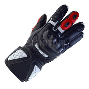 Gants de course légers en cuir PU meilleure qualité Logo personnalisé cyclisme moto protection sportive pour adultes écran tactile - Product Image 2