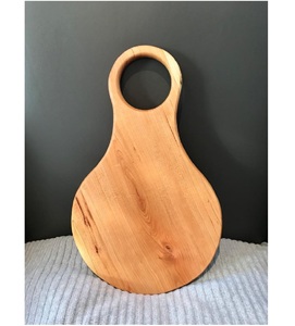 Utensilios de cocina imprescindibles, pequeña tabla colgante de mármol para pan, queso, picar carne, bistec, servir, tabla de cortar de madera de acacia con cuchillo - Product Image 1