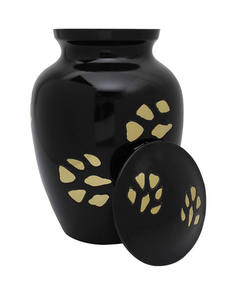 Handmade Brass Pet Cremation Urns Funeral Urns For Cat and <b>Dog</b> Ashes Burial Urns - Product Image 1