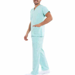 Uniforme Médico Personalizado para Hombre, Talla Grande, Secado Rápido, Elástico, Ecológico, Fabricación Profesional, Lona HI-W35560 - Product Image 5