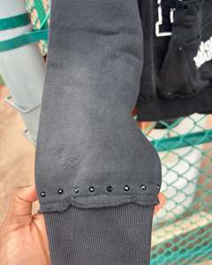 Sudadera con capucha transpirable de alta calidad para hombre, nuevo estilo, buena cremallera para estampado de hojaldre, patrón sólido, directo de fábrica, precio barato, Invierno - Product Image 5