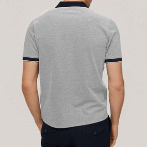 Polo à manches courtes polos de golf hommes respirant coton broderie personnalisée impression OEM vente en gros Polo T-Shirt 2025 - Product Image 2