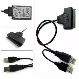 Adaptateur de câble de lecteur de disque dur/<span class=keywords><strong>SSD</strong></span> OT-US02 USB 2.0 vers SATA 2.5 "pour disque dur <span class=keywords><strong>externe</strong></span> Blister Pack - Product Image 3